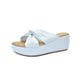 Sandalo con zeppa 423240 The Flexx donna
