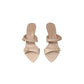 Italia Leone Sandali con tacco F32 vernice nude 10360 Donna
