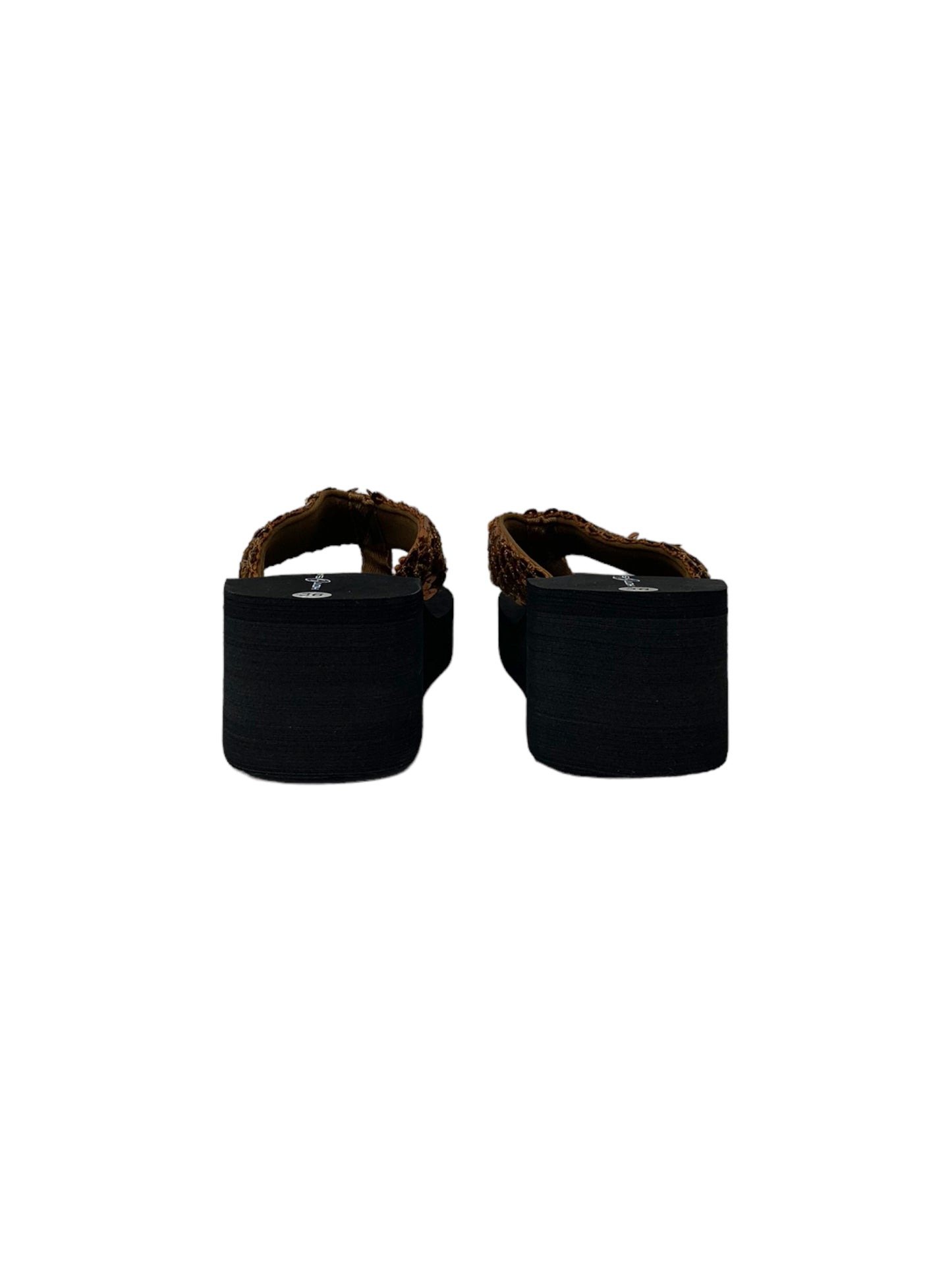 Ciabatta infradito con zeppa HOTSAND 32434 RAME donna