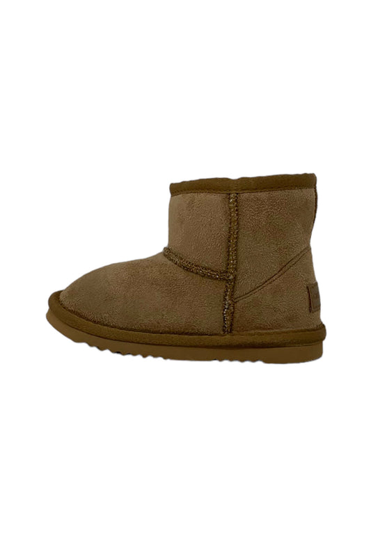 Stivaletto con pelliccia GRUNLAND JR CROY PP0098-I4 CUOIO bambina