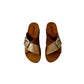 Ciabatta INBLU PK000046 PLATINO donna