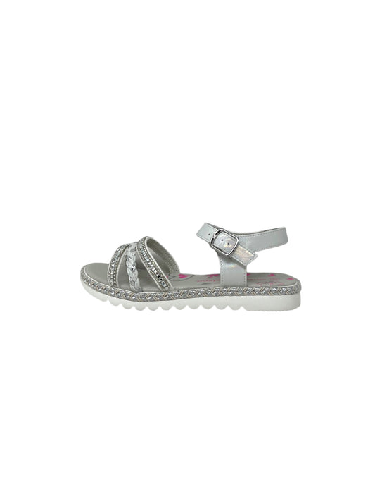 Sandali QUEEN HELENA QS22051 bianco bambina