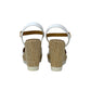 Sandali con zeppa REPO 52294-E5 BIANCO donna