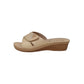Ciabatta INBLU PV000008 SABBIA donna