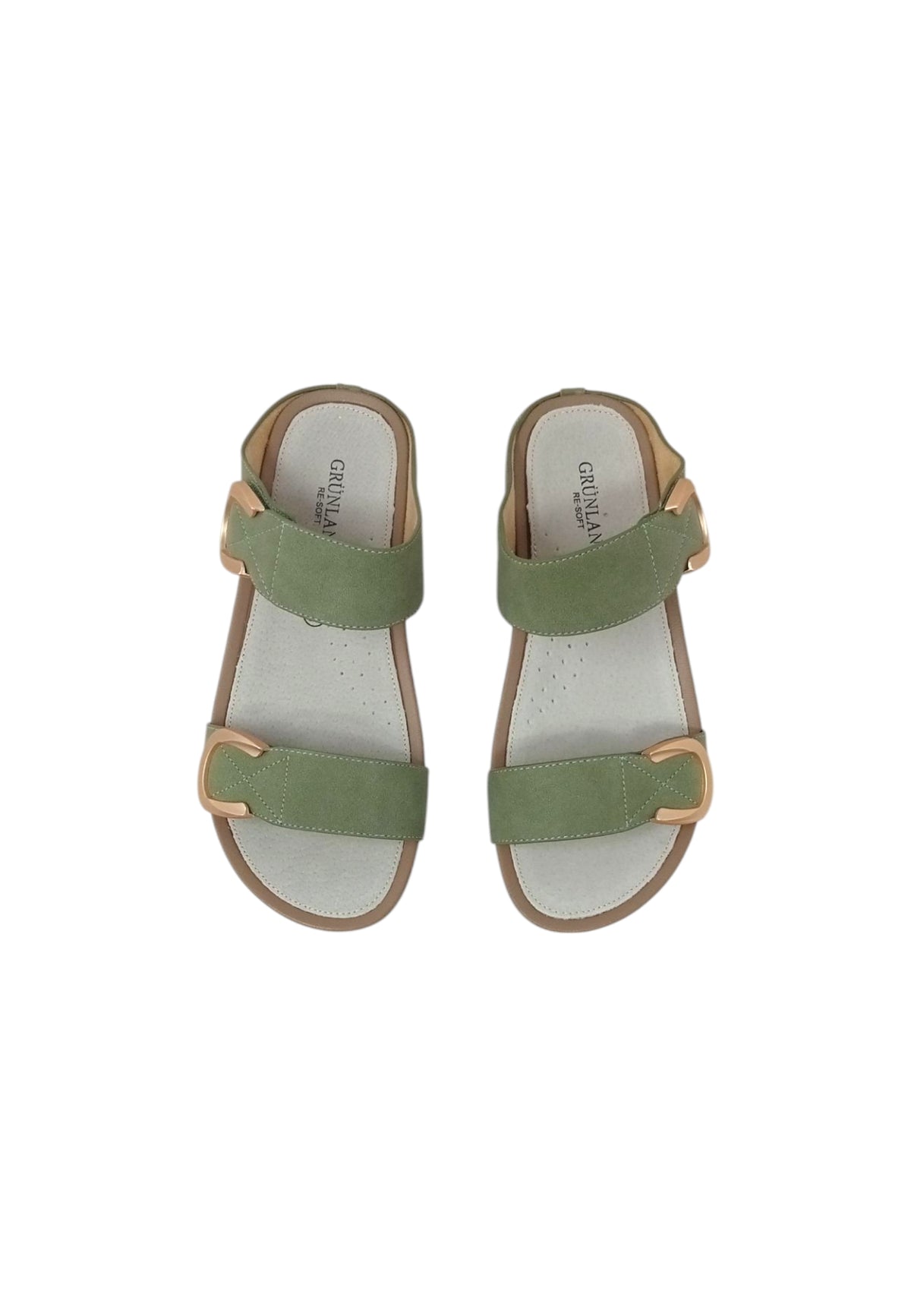 Ciabatta GRUNLAND DIRA CI2577-C9 OLIVA ragazza/donna