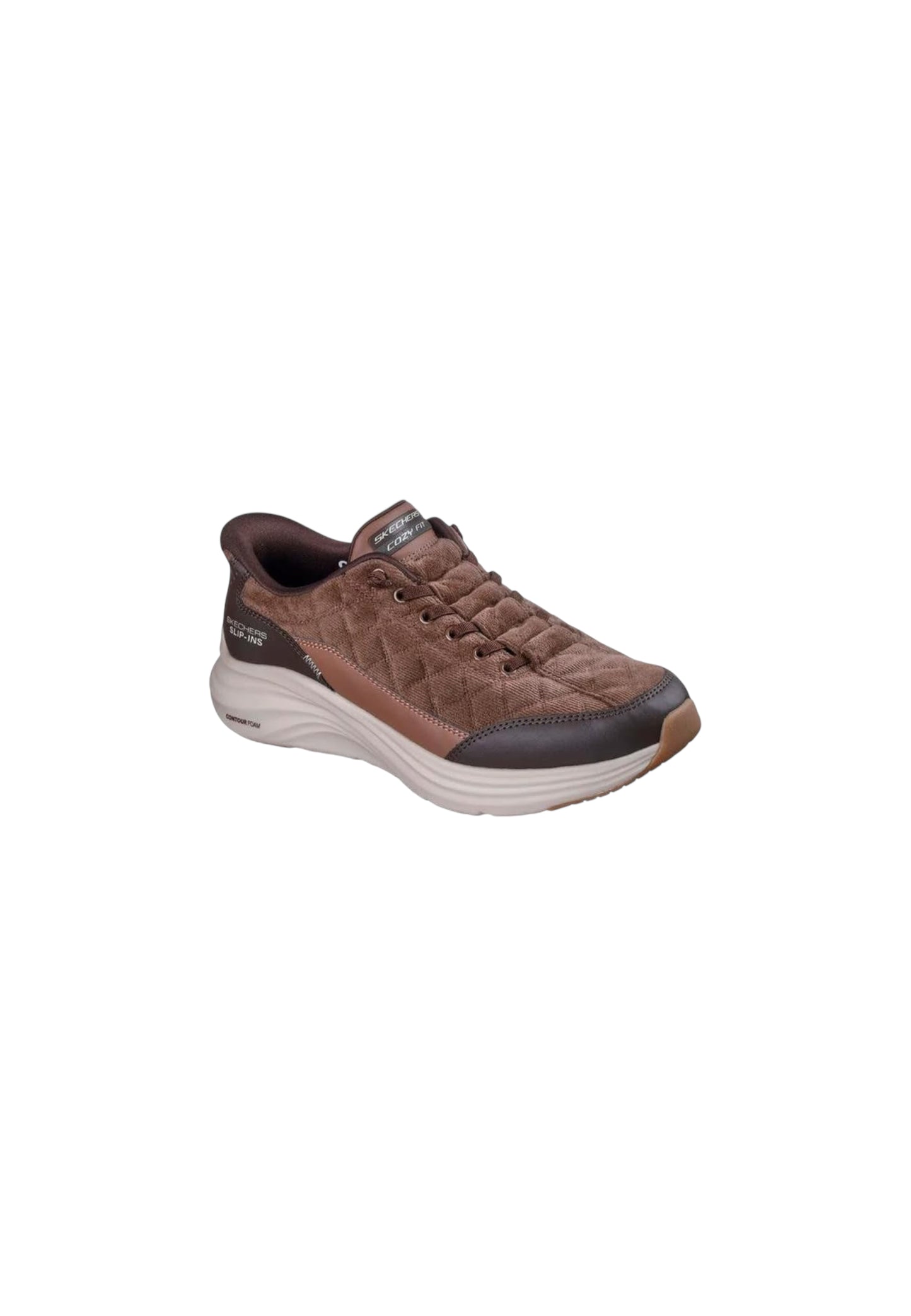 Sneaker SKECHERS Slip-ins CONTOUR FOAM- Cordelux 232618/BRN Uomo
