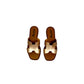 Ciabatta Patrizia Azzi L01 PLATINO donna