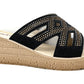 Ciabatta da passeggio INBLU GM000041 NERO donna