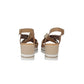 Sandali Linea Comoda STILE DI VITA 267025-SDV NOCCIOLA/MIX DONNA