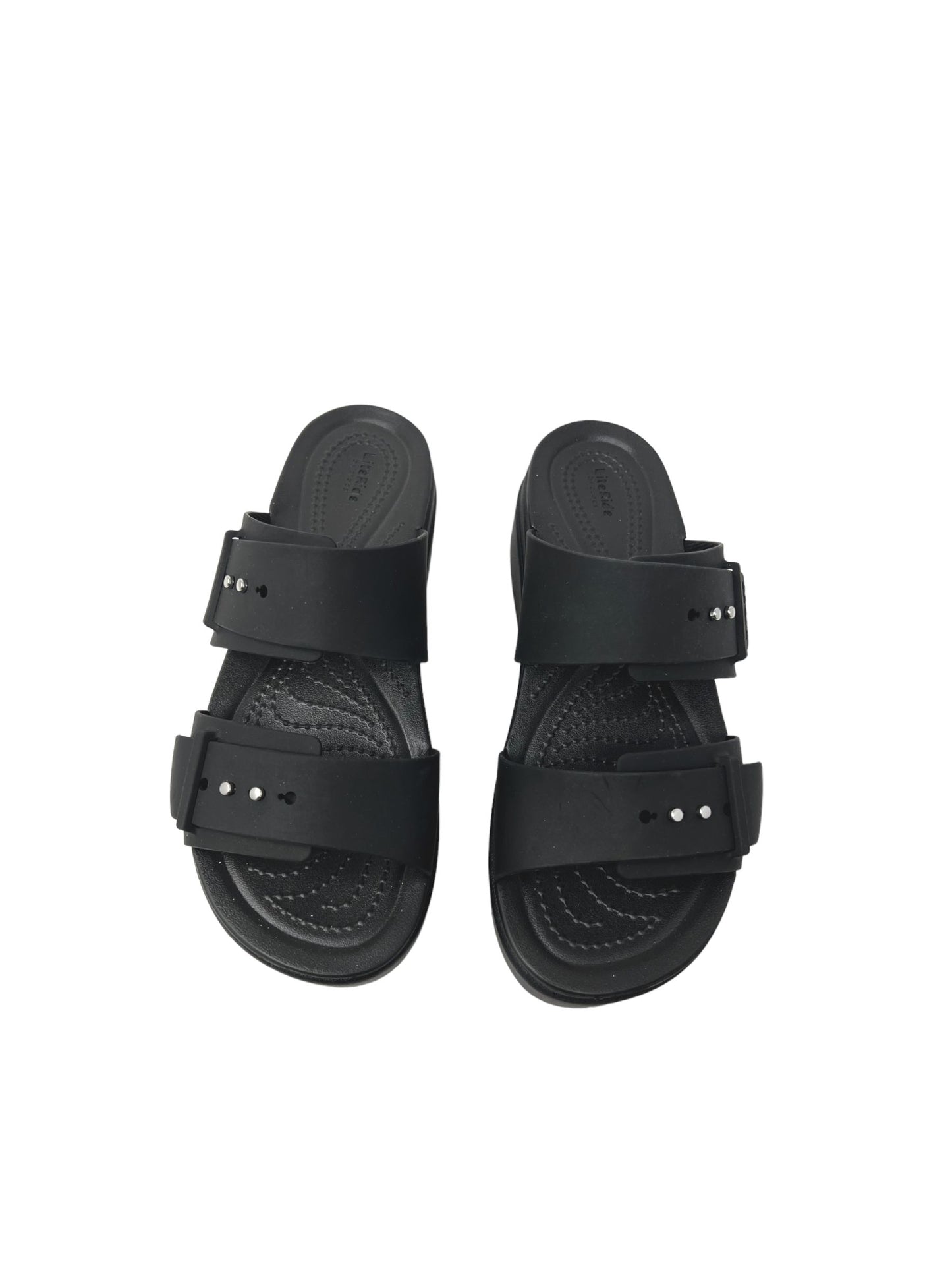 Sandalo da passeggio CROCS BROOKLYN 207431-001 BLACK donna