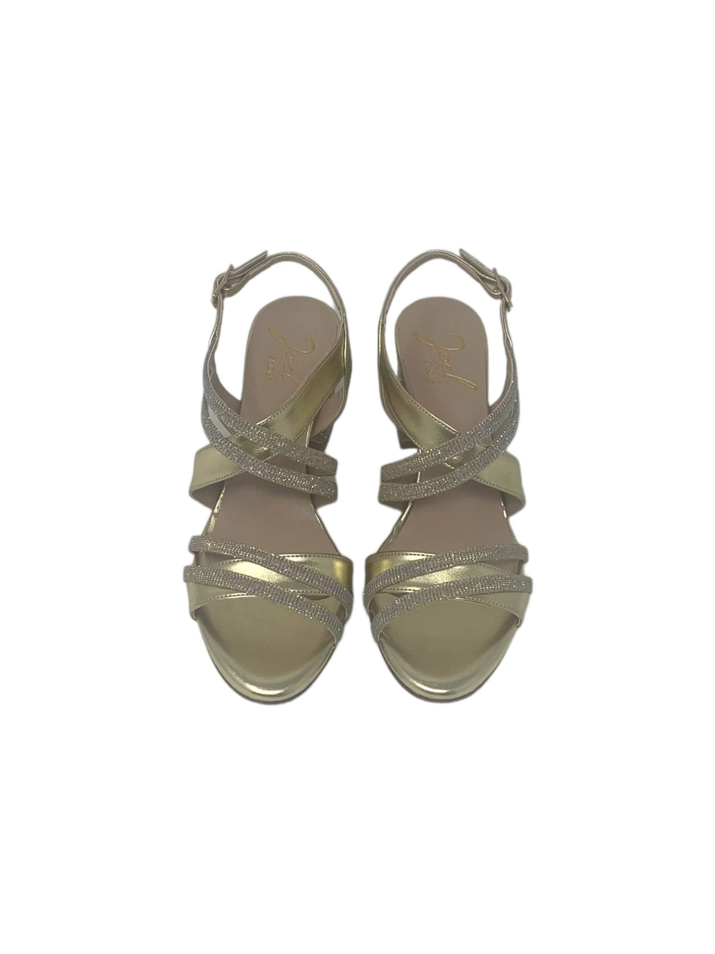 Sandalo col tacco JOEL A6051 ARGENTO PLATINO DONNA