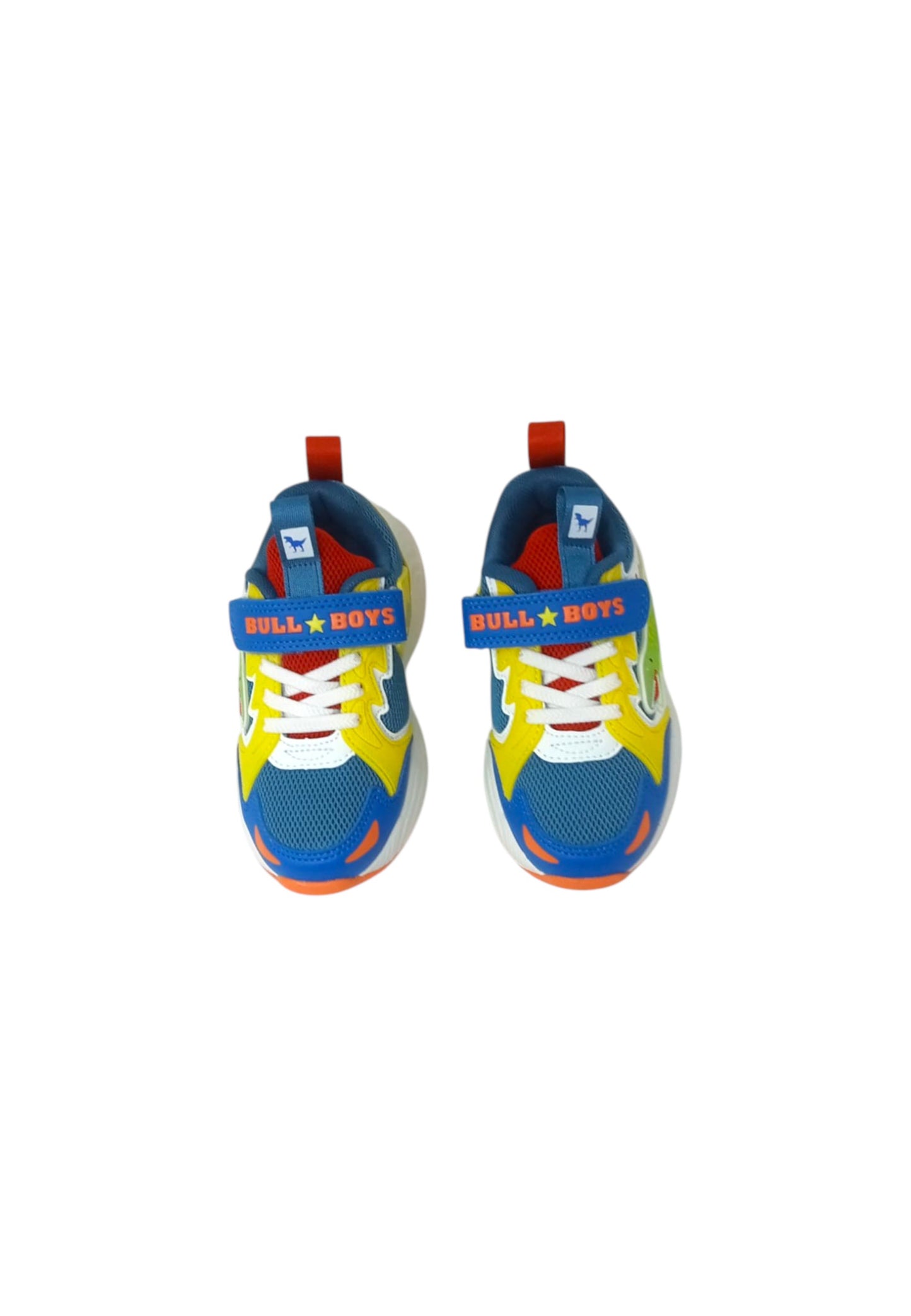 Sneakers luminose BULL BOYS DNAL5116 T-REX Royal/Giallo Bambino