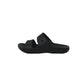 Pantofola doppia fascia CROCS 206761-001 BLACK UNISEX Taglia EU