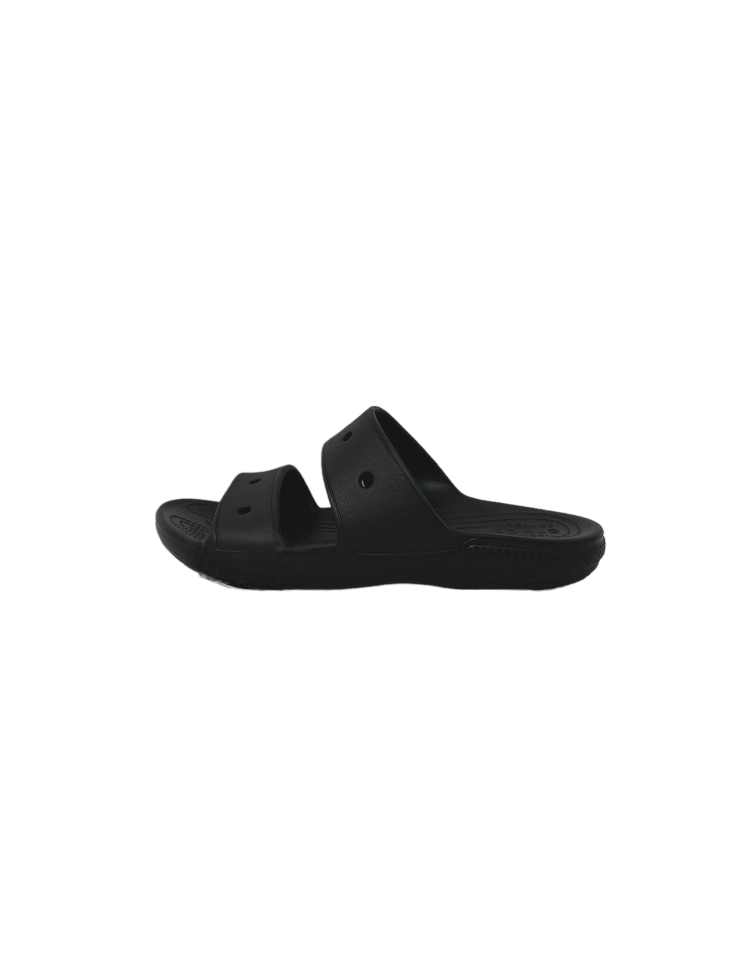 Pantofola doppia fascia CROCS 206761-001 BLACK UNISEX Taglia EU