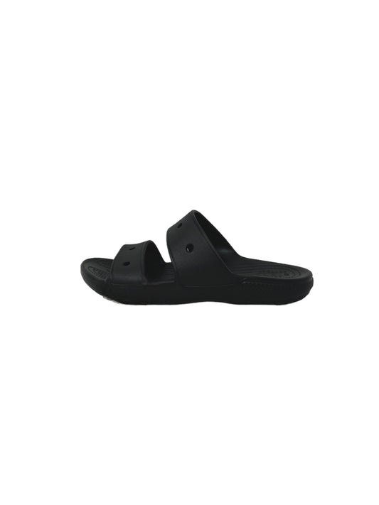 Pantofola doppia fascia CROCS 206761-001 BLACK UNISEX Taglia EU