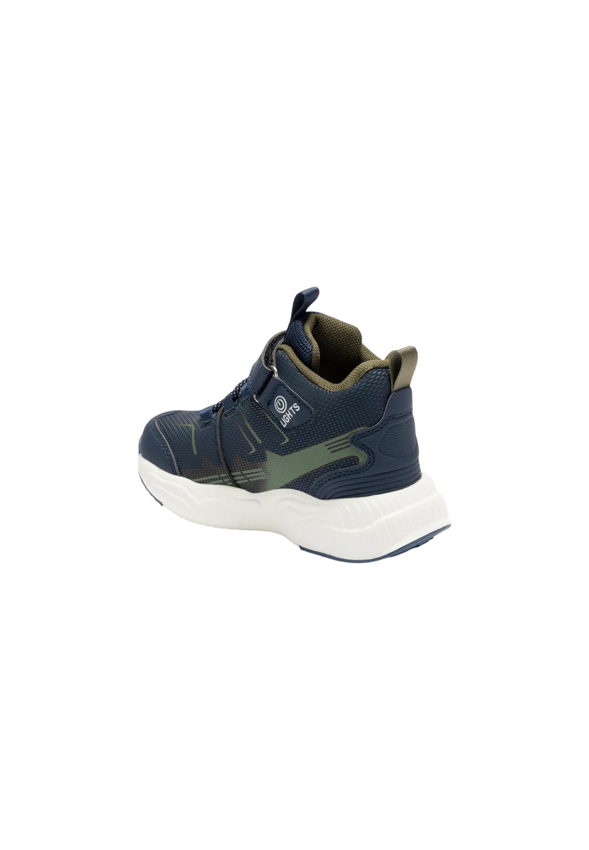 Sneakers luminose BULL BOYS DNAL5101 BLU SPINOSAURO MID Bambino