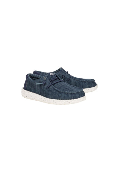 Mocassini HEYDUDE WALLY Y STRETCH SOX 42072-410 NAVY Bambino