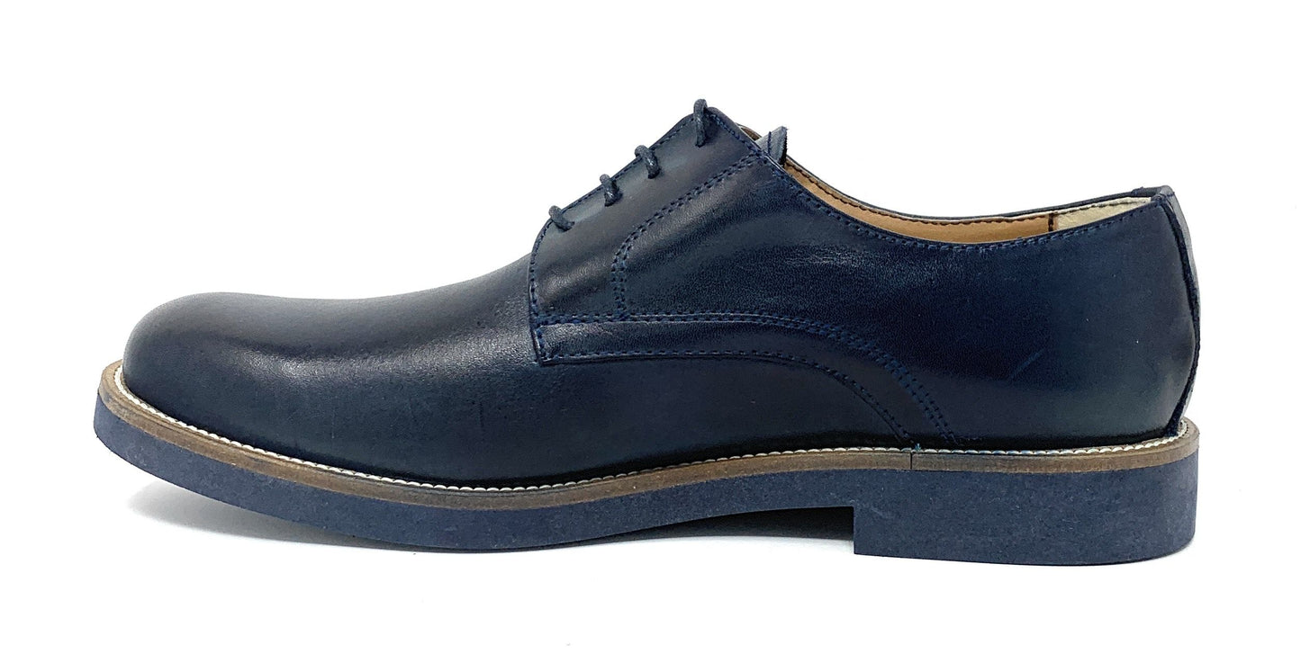 Scarpa modello polacchina BKS 0510 PelleBlu uomo