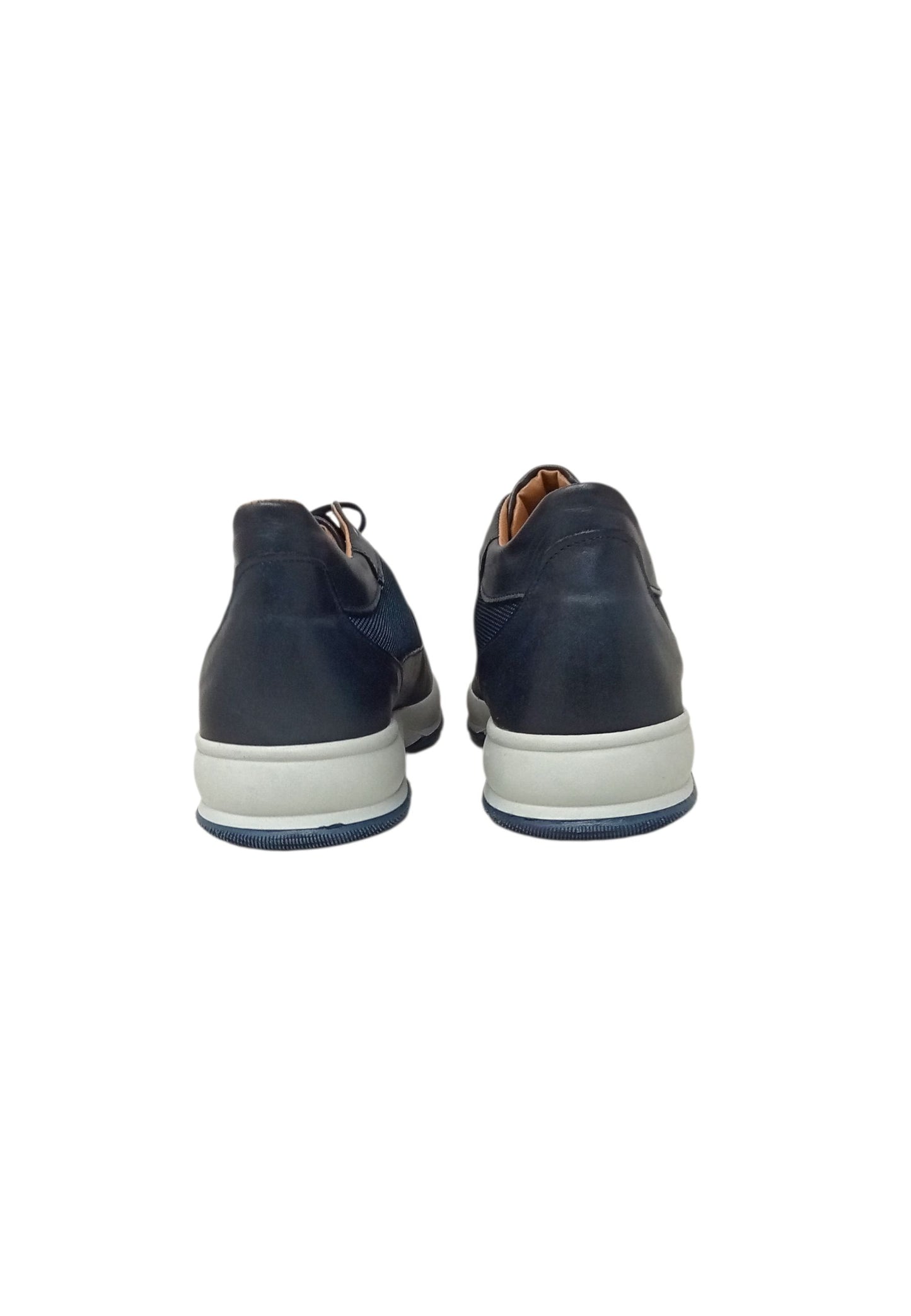 Italia Leone Sneaker blu pelle Tommy est uomo