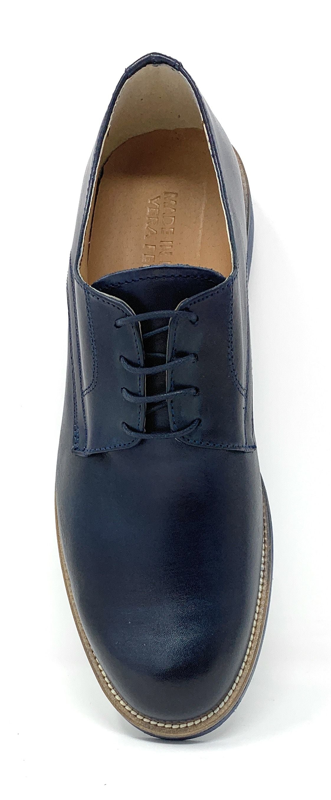 Scarpa modello polacchina BKS 0510 PelleBlu uomo