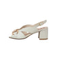 Sandali con tacco REPO 38634 AVORIO donna
