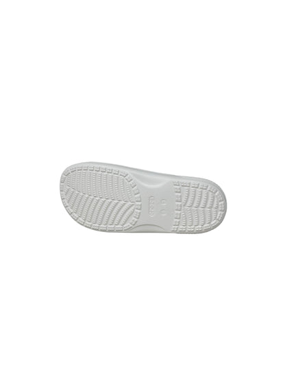 Pantofola doppia fascia CROCS 206761-100 WHITE UNISEX Taglia EU