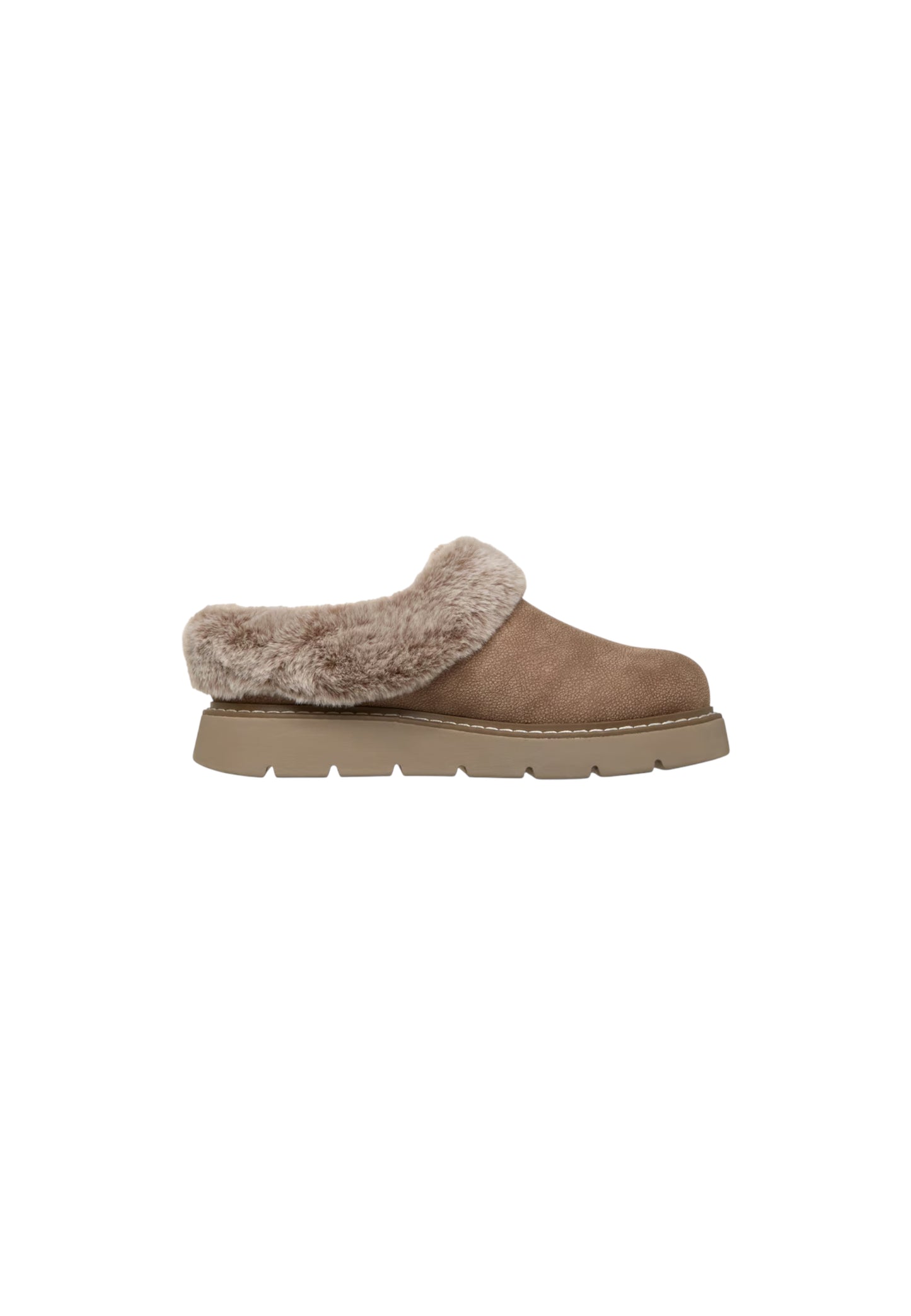 Pantofole con pelliccia SKECHERS - Keepsakes lite COZY BLEND 114762/TPE Donna