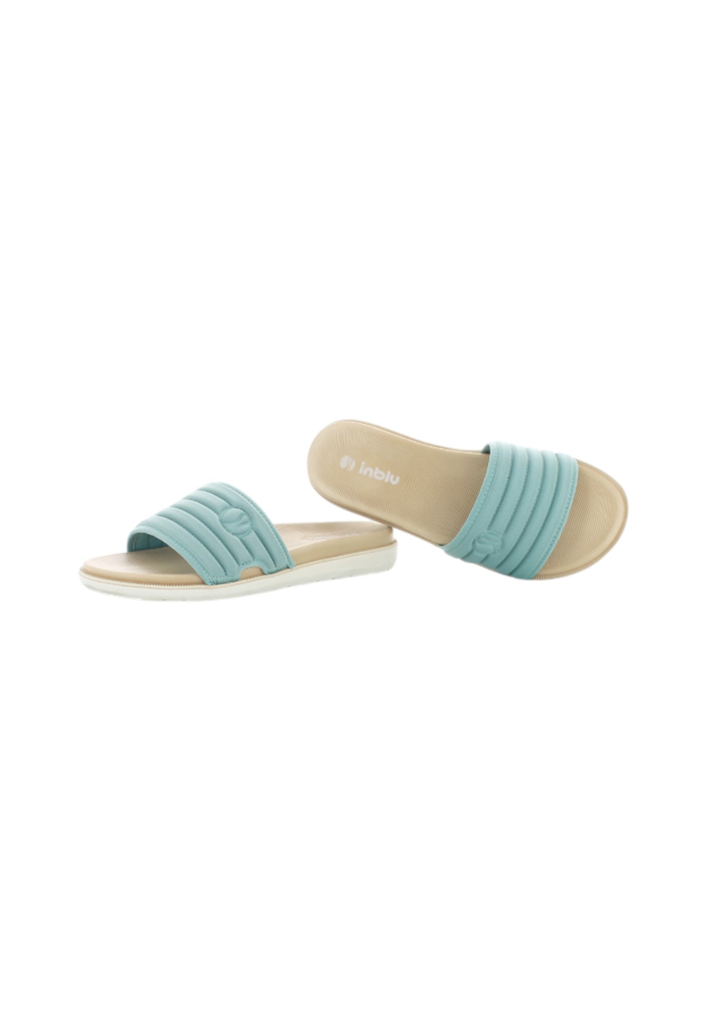 Ciabatta INBLU Dual Density SF000006 AZZURRO donna