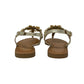 Sandali infradito BOTTEGA ARTIGIANA 9832 pelle gold donna