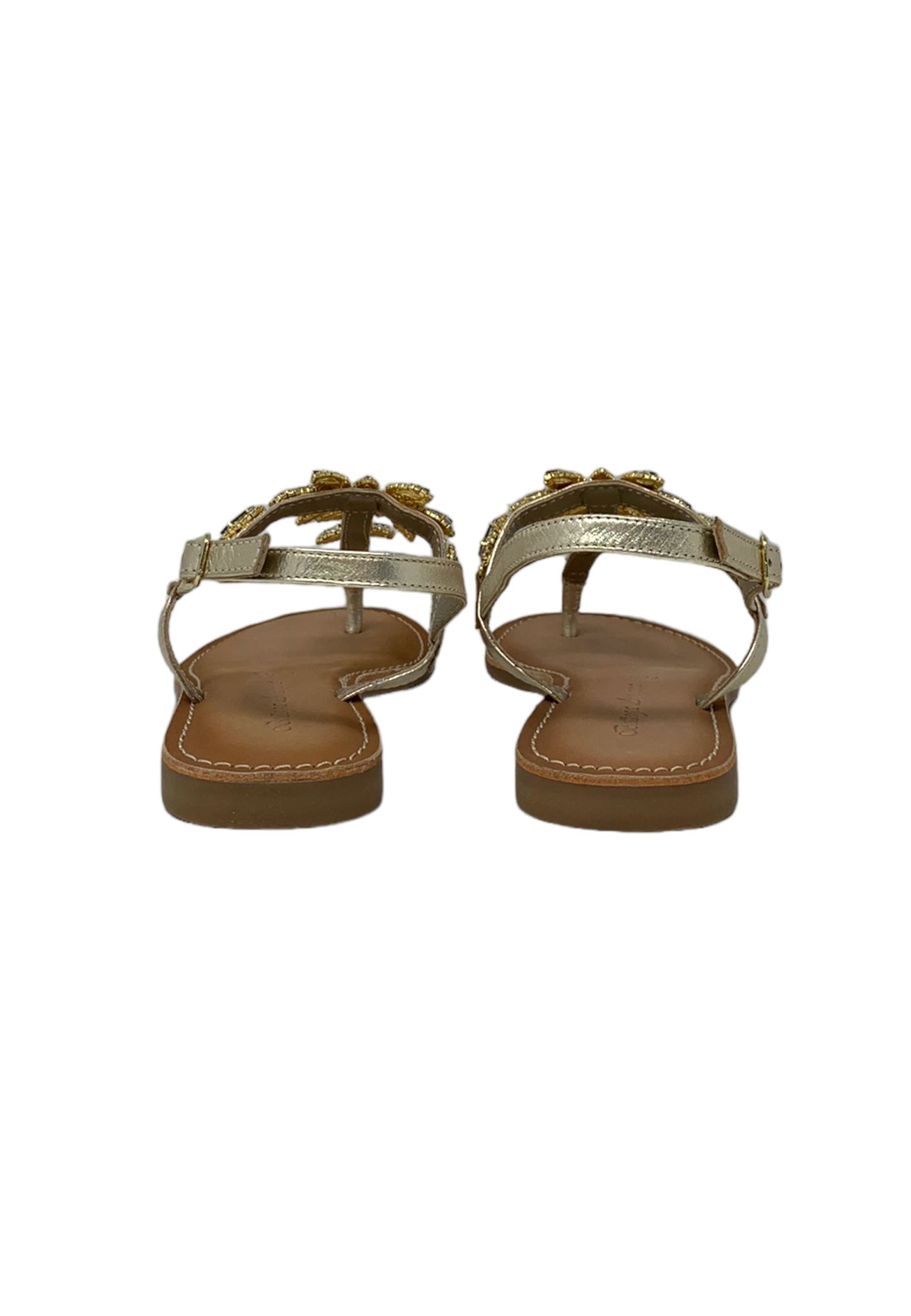 Sandali infradito BOTTEGA ARTIGIANA 9832 pelle gold donna