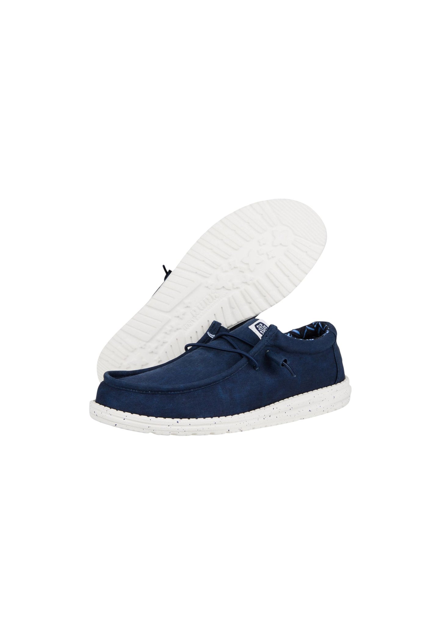 Mocassini HEYDUDE WALLY STRETCH CANVAS 40700-410 NAVY Uomo