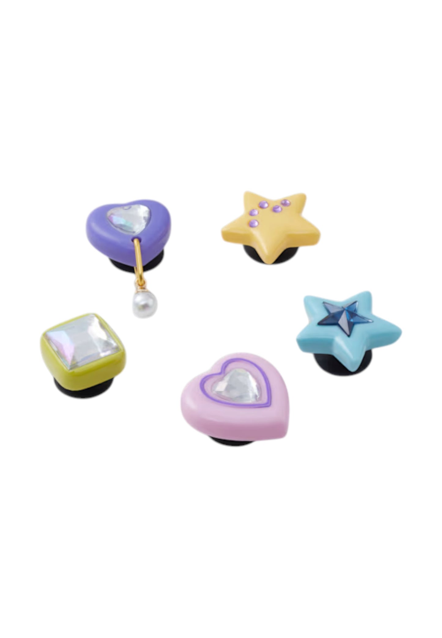 Jibbitz charms Dazzling gems 10015543 5 Pack