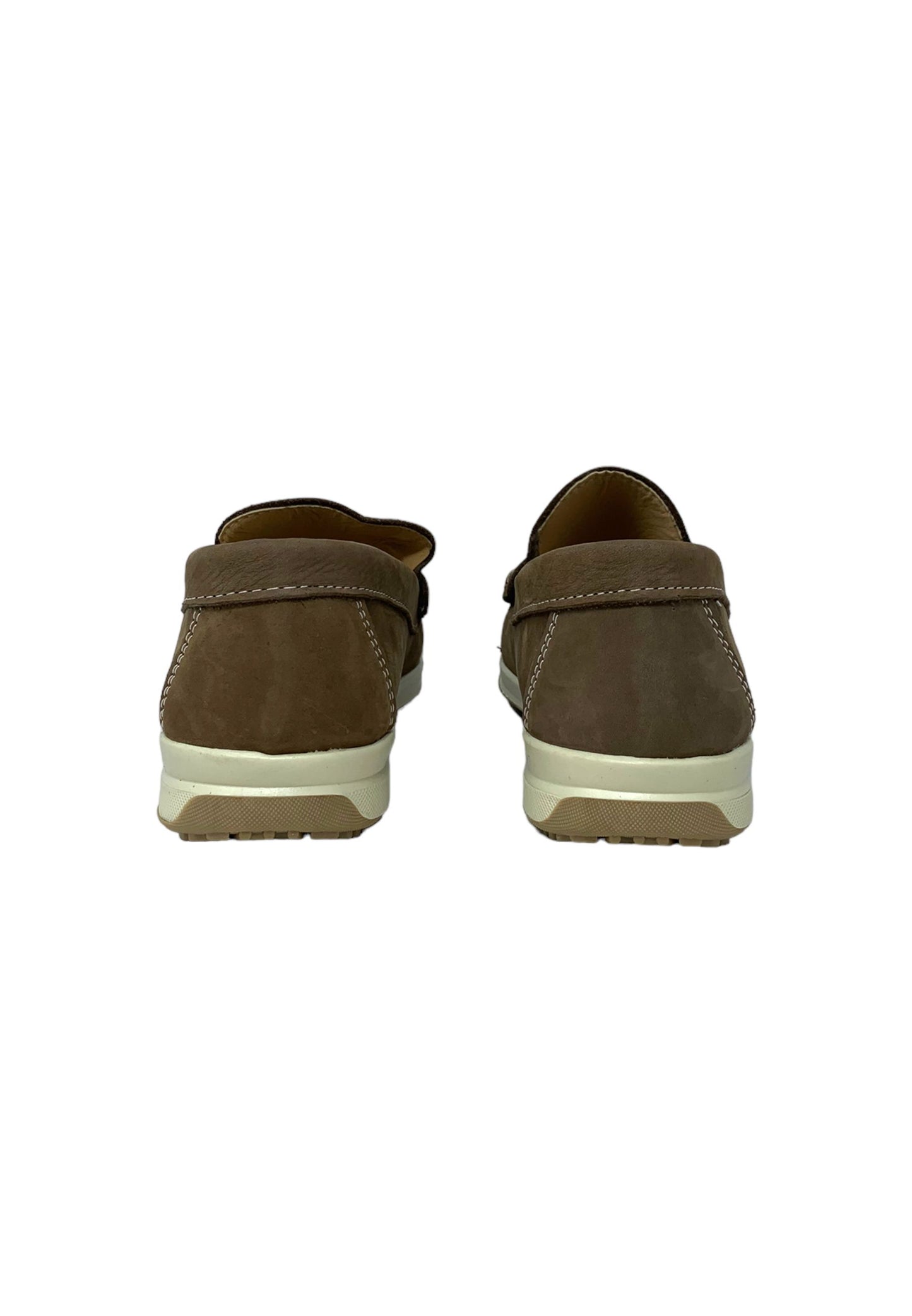 Mocassino BKS 1212 NABUK TAUPE uomo