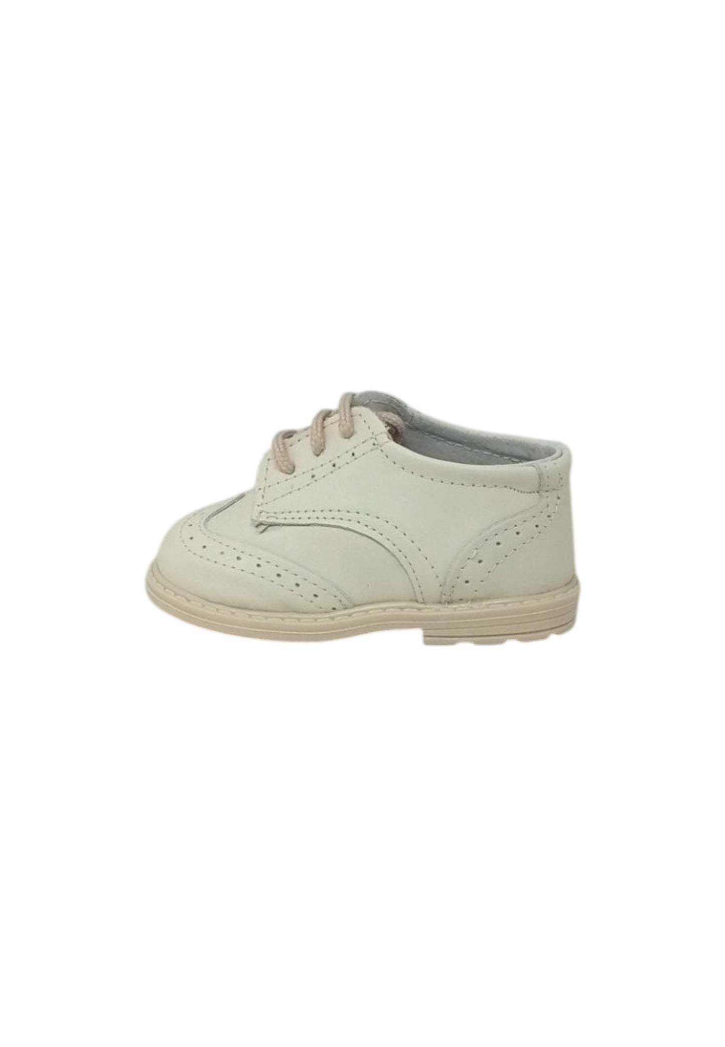 Italia Leone Francesina Bruno Pelle beige bambino