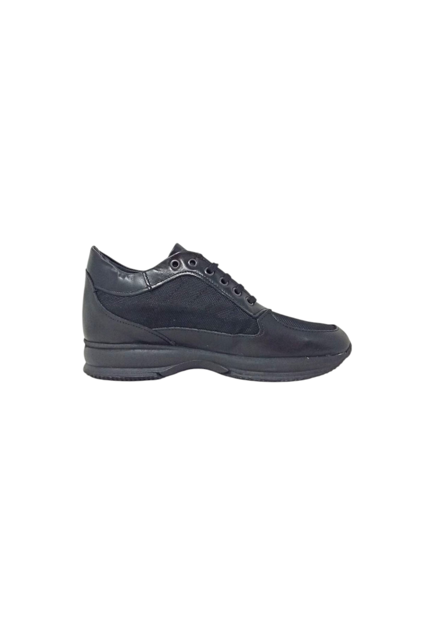 Italia Leone Sneaker nero pelle 7002 est uomo