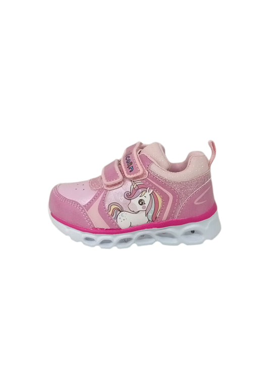Sneaker con luci Silver Unicorn S8010092S FUXIA Bambina
