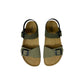 Sandalo GRUNLAND Junior LUCE SB2111-40 salvia-oliva bambino