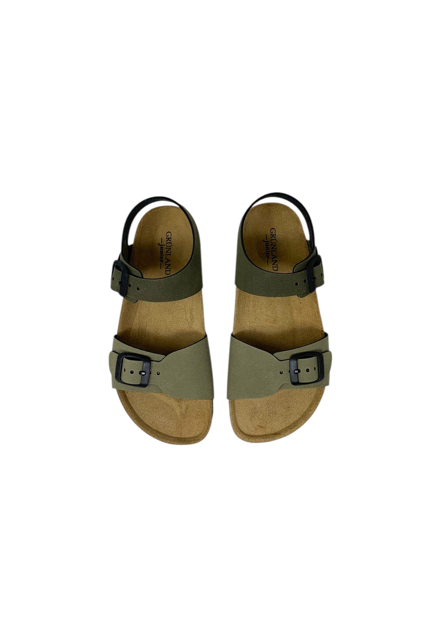 Sandalo GRUNLAND Junior LUCE SB2111-40 salvia-oliva bambino