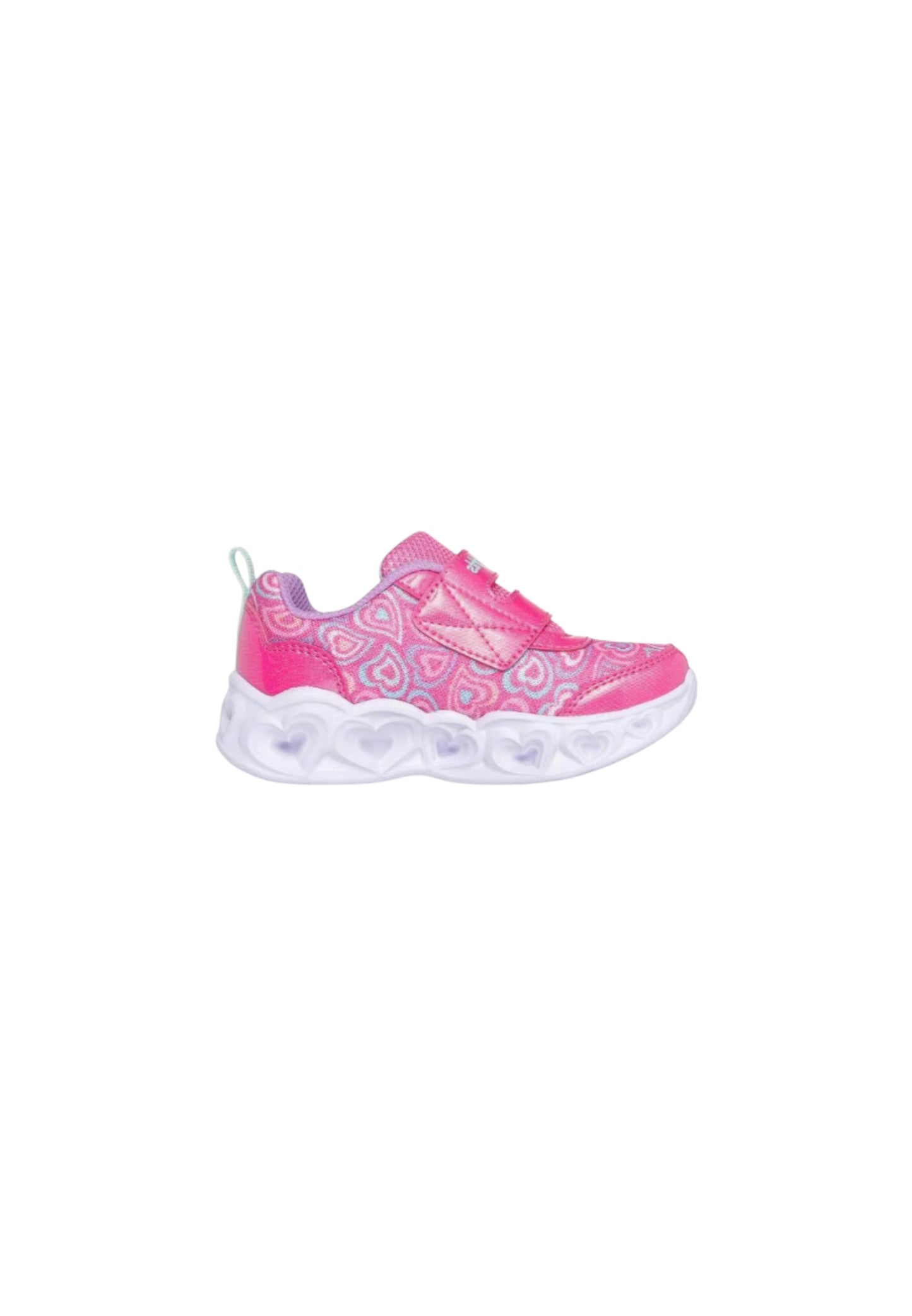 Sneakers luminose Skechers 303258N/HPMT Heart lights bambina