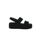 Sandalo da passeggio CROCS BROOKLYN 206453-060 BLACK donna