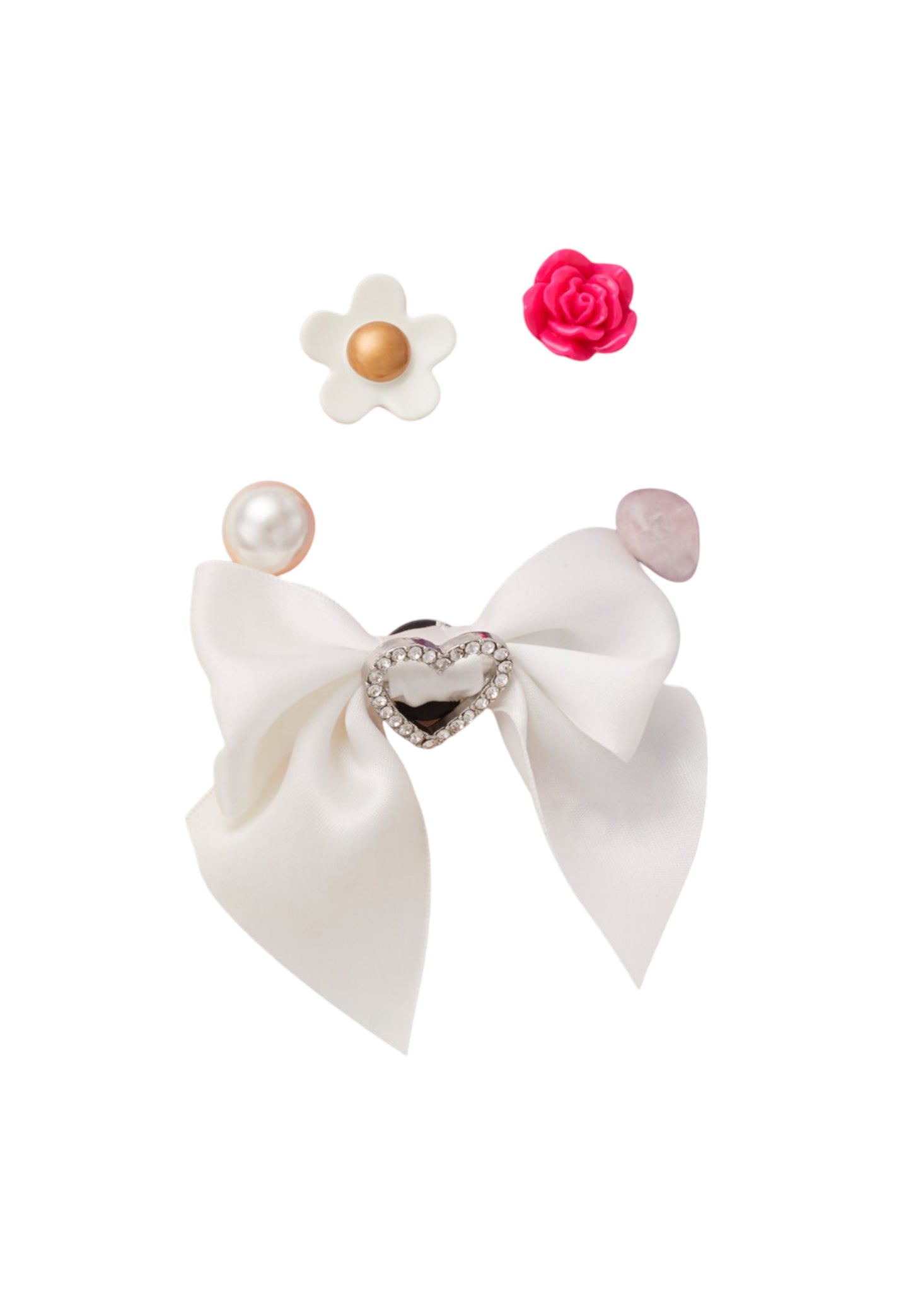 Jibbitz charms Elegant White 10013678 5 Pack