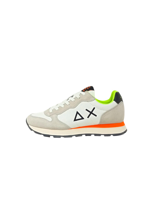Sneakers SUN68 Tom fluo Z44102 01 BIANCO Uomo