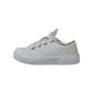 Sneaker DXO Vigevano 104 MACRAME BIANCO  bambina