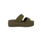Sandalo da passeggio CROCS BROOKLYN 207431-260 KHAKI donna