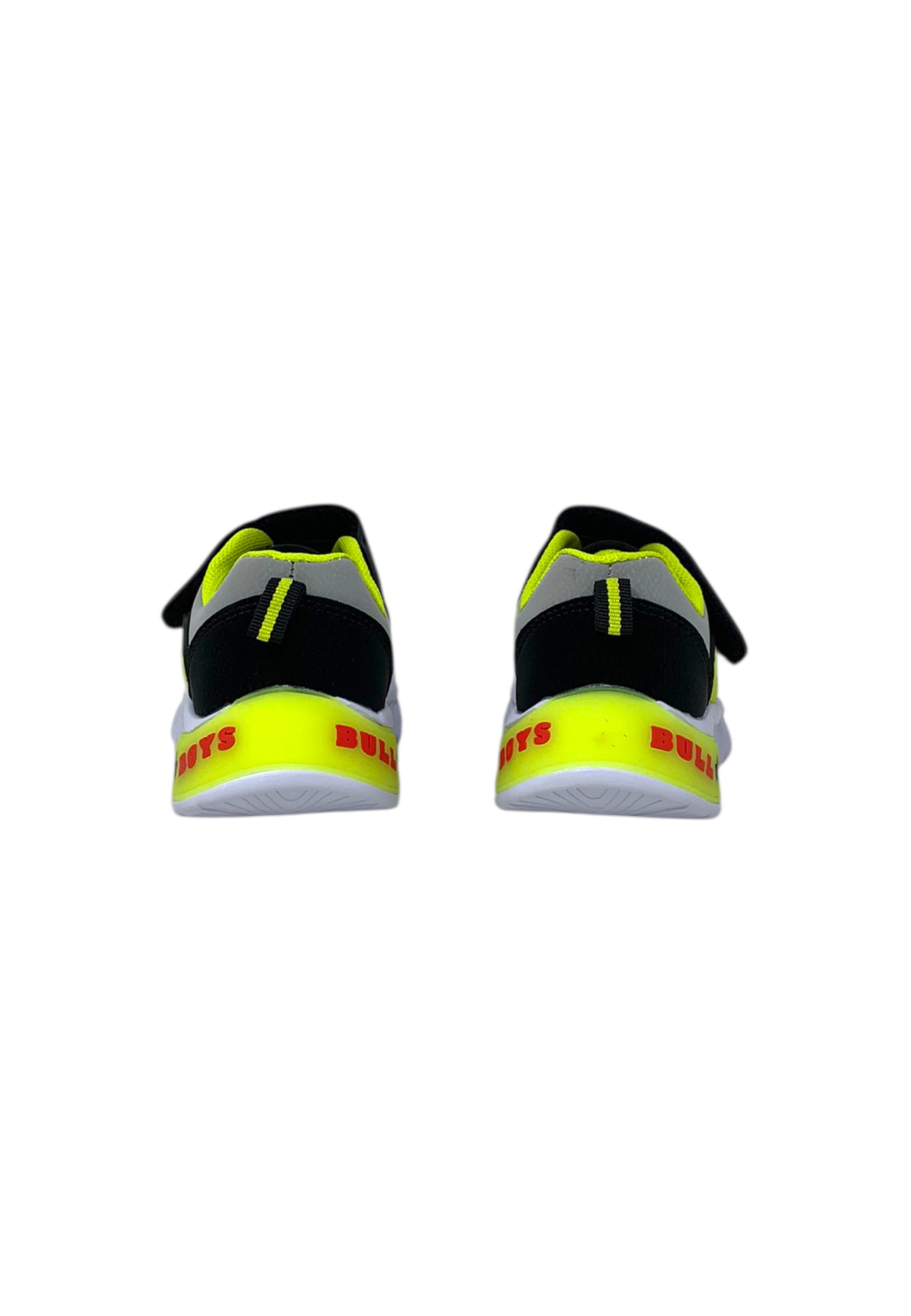 Sneakers luminose BULL BOYS VELOCIRAPTOR DNAL5141 GRI/NE Bambino