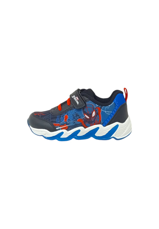Sneaker con luci Spiderman SP013125 BLK/BLU Bambino