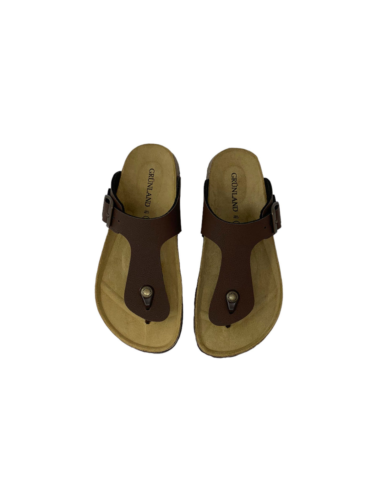 Ciabatta infradito GRUNLAND BOBO CC3011-40 MOGANO Uomo