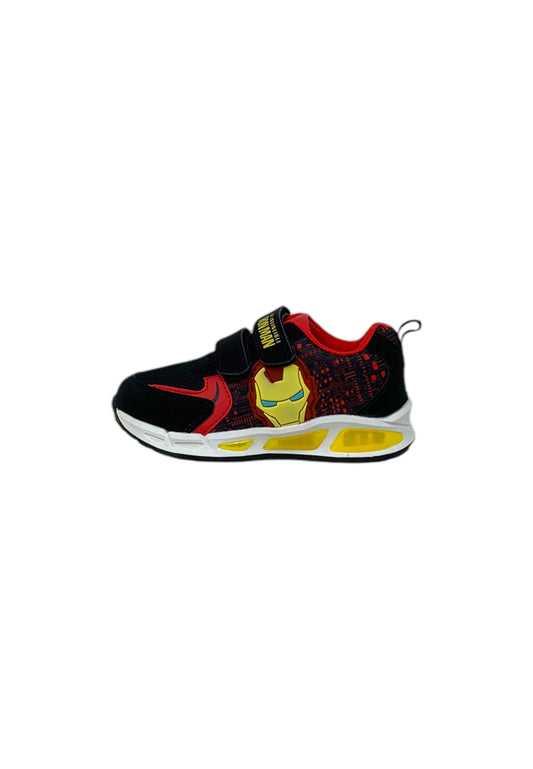 Sneaker luminose Silver Avengers - Iron Man R1010209T BLK Bambino