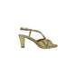 Sandalo col tacco JOEL A540 LIZ FIL PLATINO donna