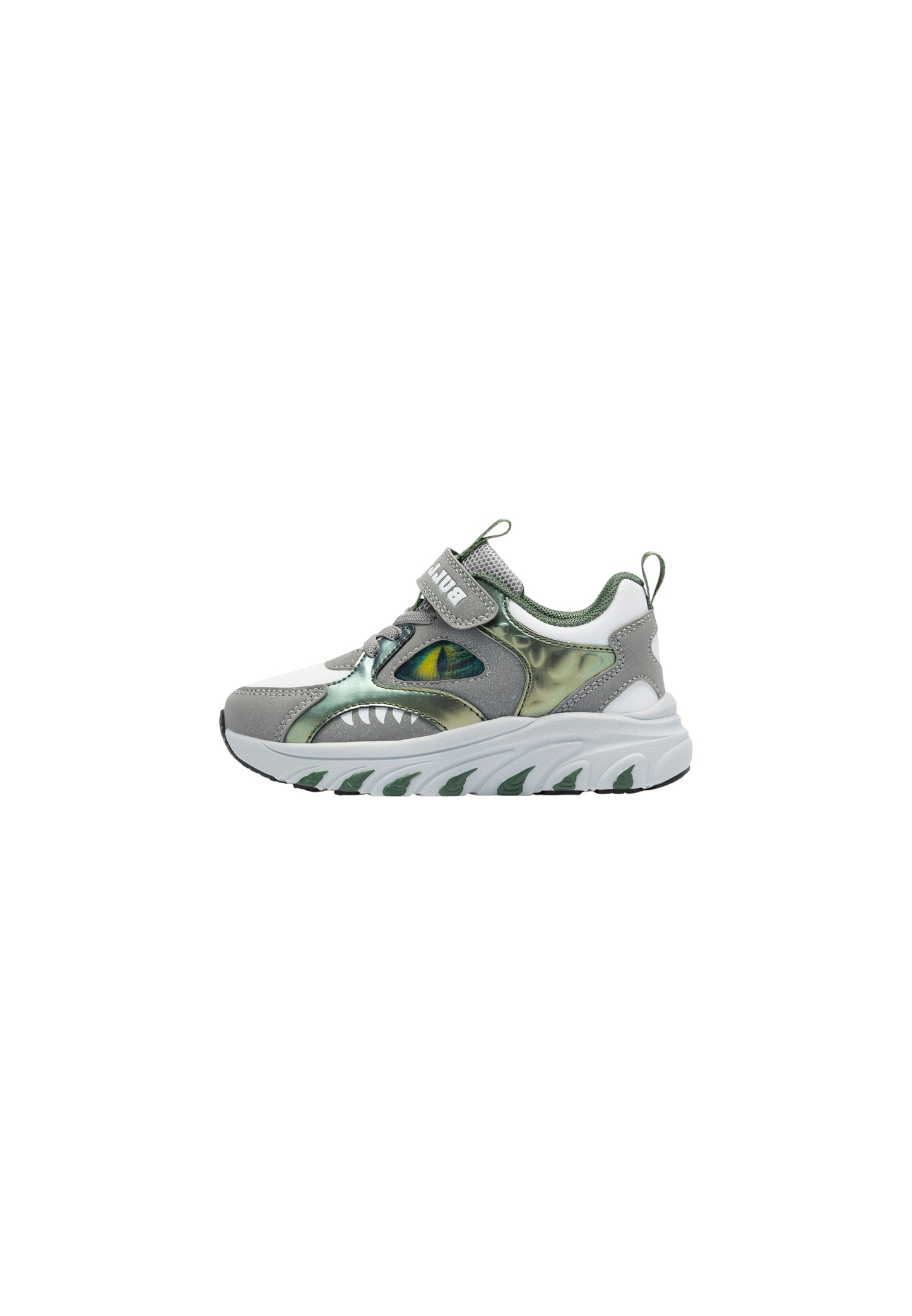 Sneakers luminose Bull Boys OCCHIOSAURO DNAL5288 GRIGIO/BIANCO Bambino